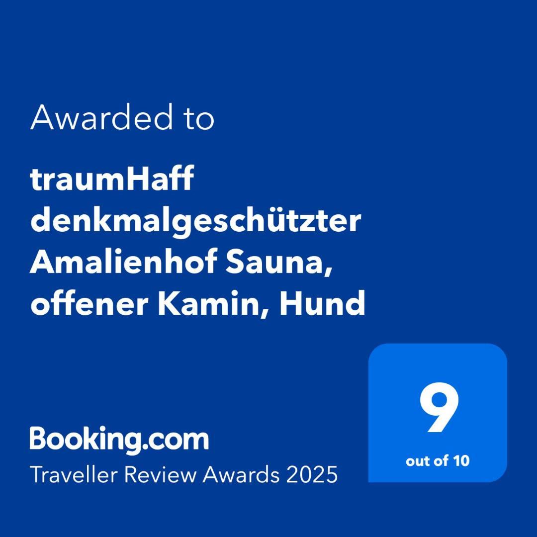 Traumhaff Denkmalgeschuetzter Amalienhof Sauna, Offener Kamin, Hund Ahlbeck  Extérieur photo